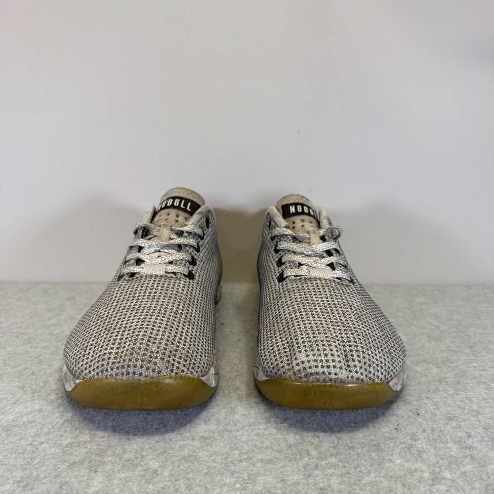 NOBULL Shoes Mens Size 8.5 SuperFabric Low Top Grey CrossFit Workout Sneakers - Picture 2 of 10